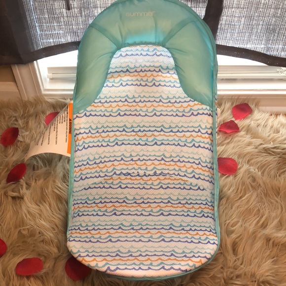 New Summer Deluxe Baby Bather Folding Bath Sling - Picture 4 of 6